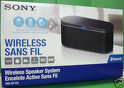 #ad SONY SRSBT100 Stereo Bluetooth Speaker: SRS BT100 NEW $179.95