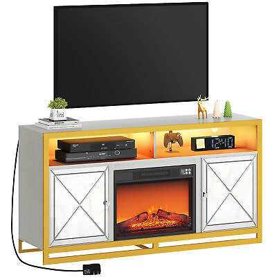 #ad Electric Fireplace TV Stand for TV up to 65quot; for TV Entertainment Center Console $205.99