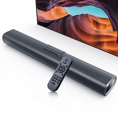 #ad 2.1ch Sound Bars for TV Soundbar with Subwoofer Wired amp; Wireless Bluetooth ... $62.21
