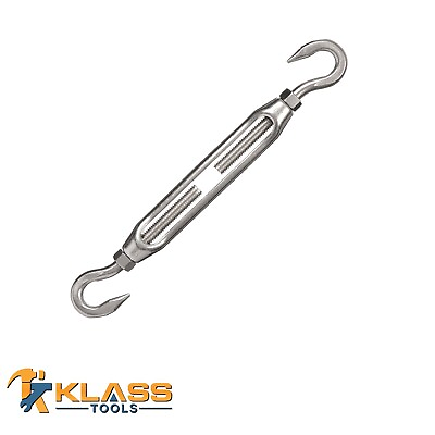 #ad 3 8 in. x 10 1 2 in. Zinc Plated Steel Hook to HookTurnbuckle $7.25