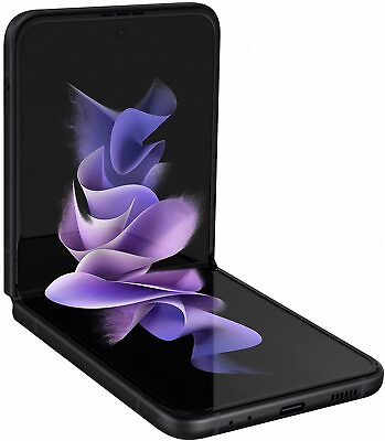 #ad #ad Unlocked Samsung Galaxy Z Flip 3 5G 128GB Black SM F711UZKAXAA $219.99