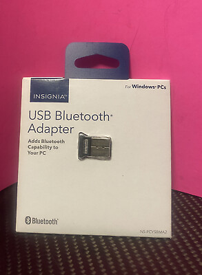 #ad Insignia Bluetooth 4.0 USB Adapter NS PCY5BMA2 Adds Bluetooth To PC Exc Cond $17.95