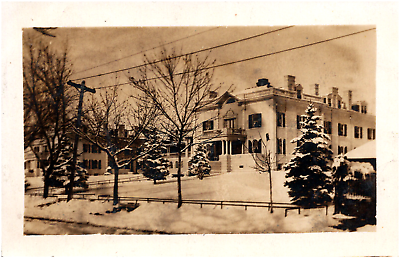 #ad Snowy View of The Oakes Home Denver Colorado CO 1910s RPPC Postcard Photo $24.99