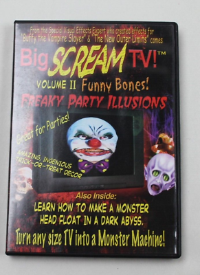 #ad Big Scream TV Volume II: Funny Bones Freaky Party Illusions DVD Horror $6.95
