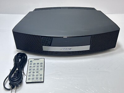 #ad Bose Wave Radio III Gray w Bose Remote AM FM Player Works Great **NO CD** $180.49