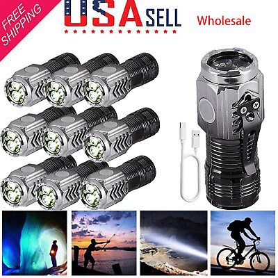 #ad LOT 3 Eyed Monster Mini Flashlight Flash Super Power Waterproof Outdoor Travel $69.99