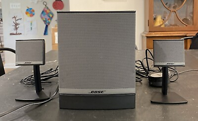 #ad #ad Bose Companion 3 Series II Multimedia Speaker System amp; Subwoofer TESTED WORKS $164.99
