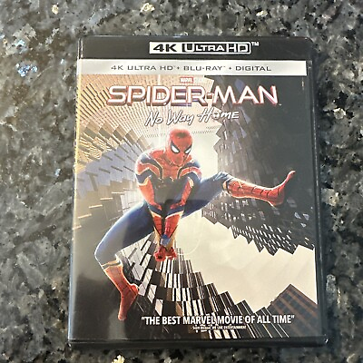 #ad Spider Man: No Way Home 4K UHD DVD $13.99