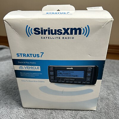 #ad Brand New Sirius XM Stratus 7 Satellite Radio with Vehicle Kit Model SSV7V1 $39.99