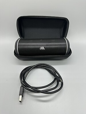 #ad JBL FLIP 2 Wireless Bluetooth Portable Speaker W Case Charger Parts Or Repair $14.98