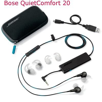 #ad Bose QuietComfort 20 Acoustic Noise Cancelling Headphones QC20 Earbuds Earphones $123.45