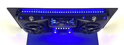 #ad Overhead console stereo golf cart radio Bluetooth soundbar l.e.d. JVC Speakers $499.00
