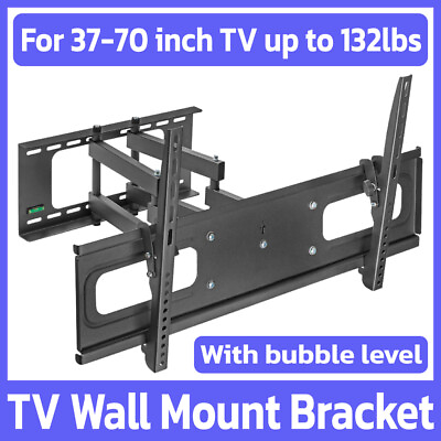 #ad 2 Pack Full Motion TV Wall Mount Bracket Flat Curved 37 70 inch TV up to 132 lbs $125.99