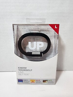 #ad UP By Jawbone Wireless Wristband Fitness Activity Tracker Onyx Black Large $28.45