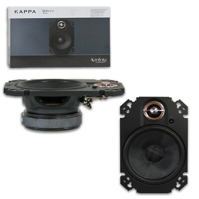 #ad INFINITY KAPPA 4quot; X 6quot; 4 X 6 INCH 2 WAY CAR AUDIO PLATE SPEAKERS PAIR 4X6 $79.99