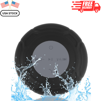 #ad Wireless Bluetooth Shower Speaker Portable Waterproof Suction Cup Built in Mic $22.16