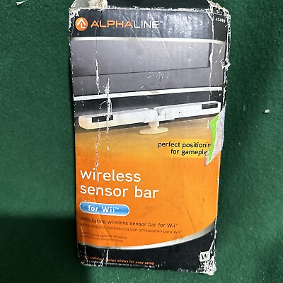 #ad Alphaline Wireless Sensor Bar For Wii Brand New in box READ $19.00