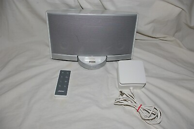 #ad Bose SoundDock Portable Digital Music System White TESTED $79.95
