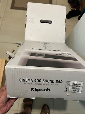 #ad Klipsch Cinema 400 2.1 Bluetooth Soundbar with 8quot; Wireless Sub 105 $197.55