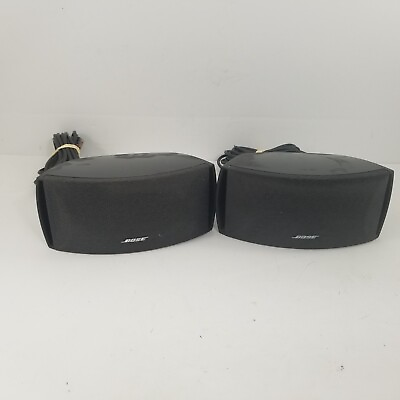 #ad Pair Bose Gemstone Speakers AV321 3 2 1 GS GSX Cinemate w Cord Wires $53.92