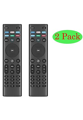 #ad Pack of 2 Universal Remote for All Vizio Smart TV D50 E1 D43 E2 D55 E0 D65E0 $13.80