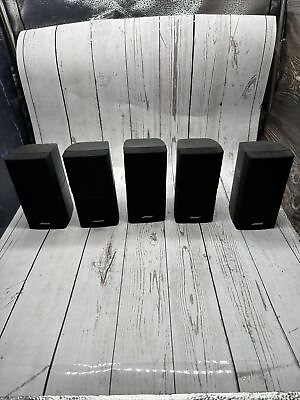#ad Bose Lifestyle Acoustimass Double Cube Swivel Surround Speakers Lot of 5 $104.45