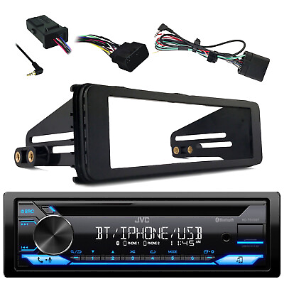 #ad JVC Bluetooth CD Stereo Receiver Install Kit Handlebar Controls 98 13 Harley $226.99