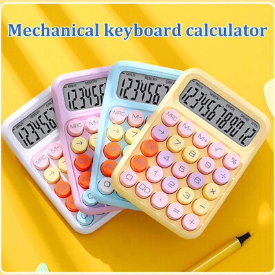 #ad Student Calculator Portable Calculator LCD Electronic Home Office calculator $13.16
