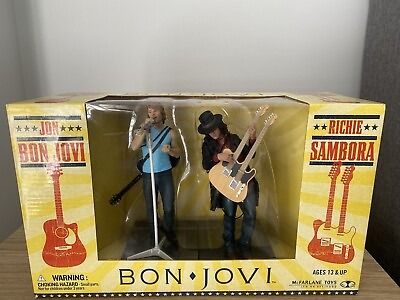 #ad Jon Bon Jovi amp; Richie Sambora Action Figures Toy Figurine Todd McFARLANE NEW AU $450.00