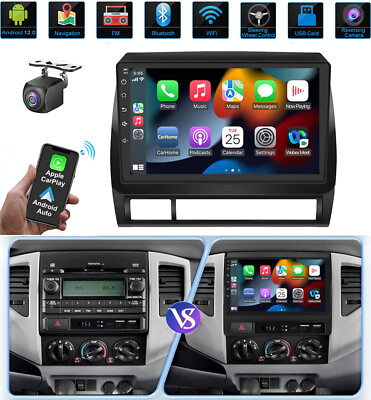 #ad Car Stereo Wireless Carplay Radio GPS Navi Head Unit w JBL For Toyota Tacoma $134.99