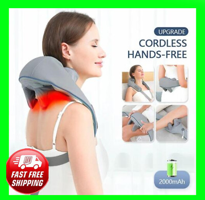 #ad Foreverlily Wireless Neck and Back Massager Neck and Shoulder Kneading Massage $120.00