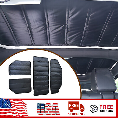 #ad #ad Car Top Sound Heat Mat Cover Insulation Pads Interior For Jeep Wrangler JK 12 18 $106.71