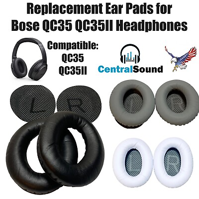 #ad USA Replacement Ear Pads Cushion for QuietComfort 35 QC35 QC35II Bose Headphones $15.99