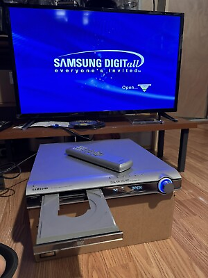 #ad Samsung HT DB120 Progressive Scan DVD Home Theater System w remote TESTED $90.80