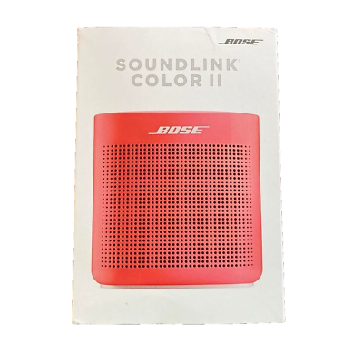 #ad BOSE SoundLink Color II Bluetooth Speaker Coral Red NFC USED VG With BOX $105.99