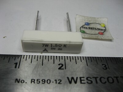 #ad Panasonic 7 Watt 1.5 Ohm 1R5 10% Ceramic Cement High Power Resistor NOS Qty 1 $5.99