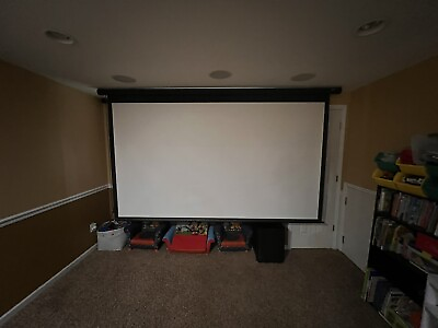 #ad 120 “ inch 4K motorized projector screen $500.00