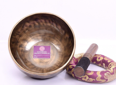 #ad 7quot; B Note Tune Bowl Crown Chakra Healing Bowl Smooth Relaxing Sound for Healing $173.00