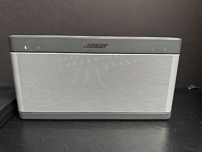 #ad Bose SoundLink III Bluetooth Portable Speaker Tested With Charger AC Cord $125.00