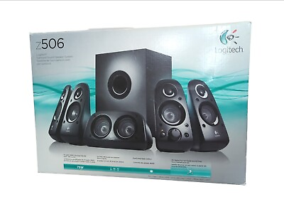 #ad #ad Logitech Z506 5.1 Surround Sound Speakers System. Pre owned Tested amp; Working $105.00