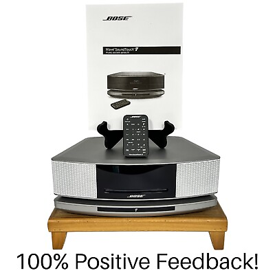 #ad ✅ MINT Bose Wave SoundTouch Music System IV SILVER ARCTIC WHITE Warranty $849.95