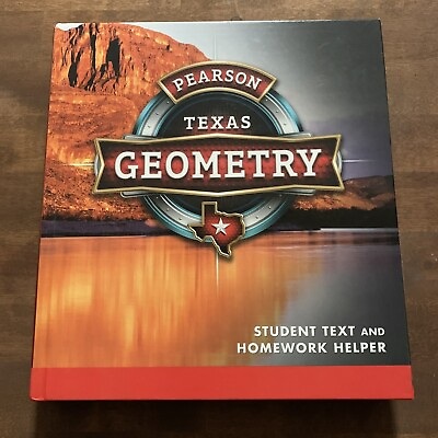 #ad Geometry Student Text and Homework Helper Textbook Binding VERY GOOD $34.90