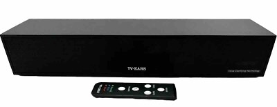 #ad Working TV Ears Voice Clarifying Sound Bar TV Speaker System w Accessories $59.00