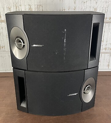 #ad Bose 201 Series V Direct Reflecting Black Bookshelf Speakers Left amp; Right Tested $100.00