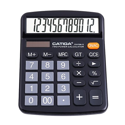 #ad Premium Desktop Calculator 12 Digit with Large LCD Display and Sensitive Buttons $9.99