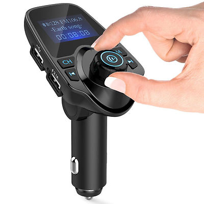 #ad Bluetooth Handfree FM transmitter for iPhone Cell Phone Car Speaker System Audio $14.88