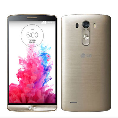 #ad LG LG G3 LGLS990 Sprint Only 32GB Gold Good $29.99