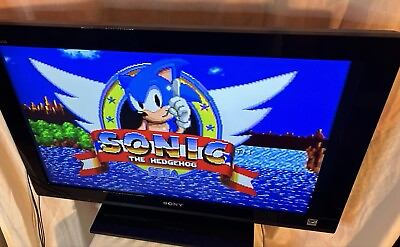 #ad Sony 💥 Bravia LCD TV W REMOTE 32quot; KDL 32BX320 RETRO GAMING not crt $119.99