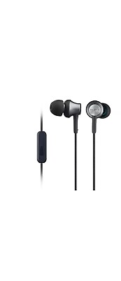 #ad Sony MDR EX650 Closed Dynamic In Ear Headphones w Mic Brass Black $49.99