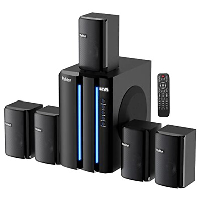 #ad Surround Sound System Home Theater Bluetooth Speakers for TV 6.5quot; Subwoofer $85.99